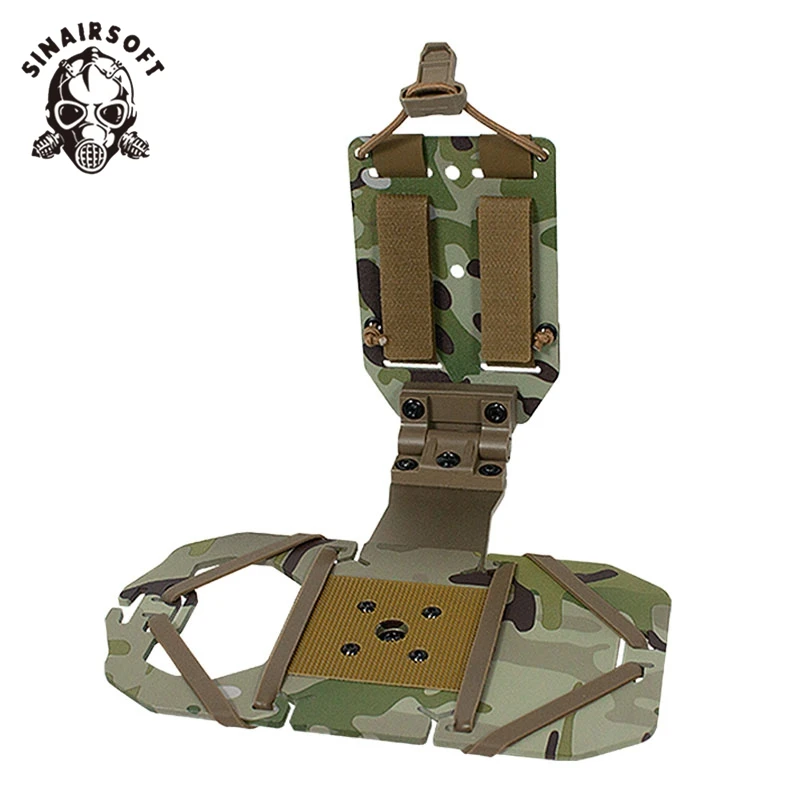 Chaleco táctico Molle, accesorios, correa para el pecho, tablero de navegación plegable, soporte giratorio para teléfono, estilo S & S, ligero, multifuncional - imagen 4