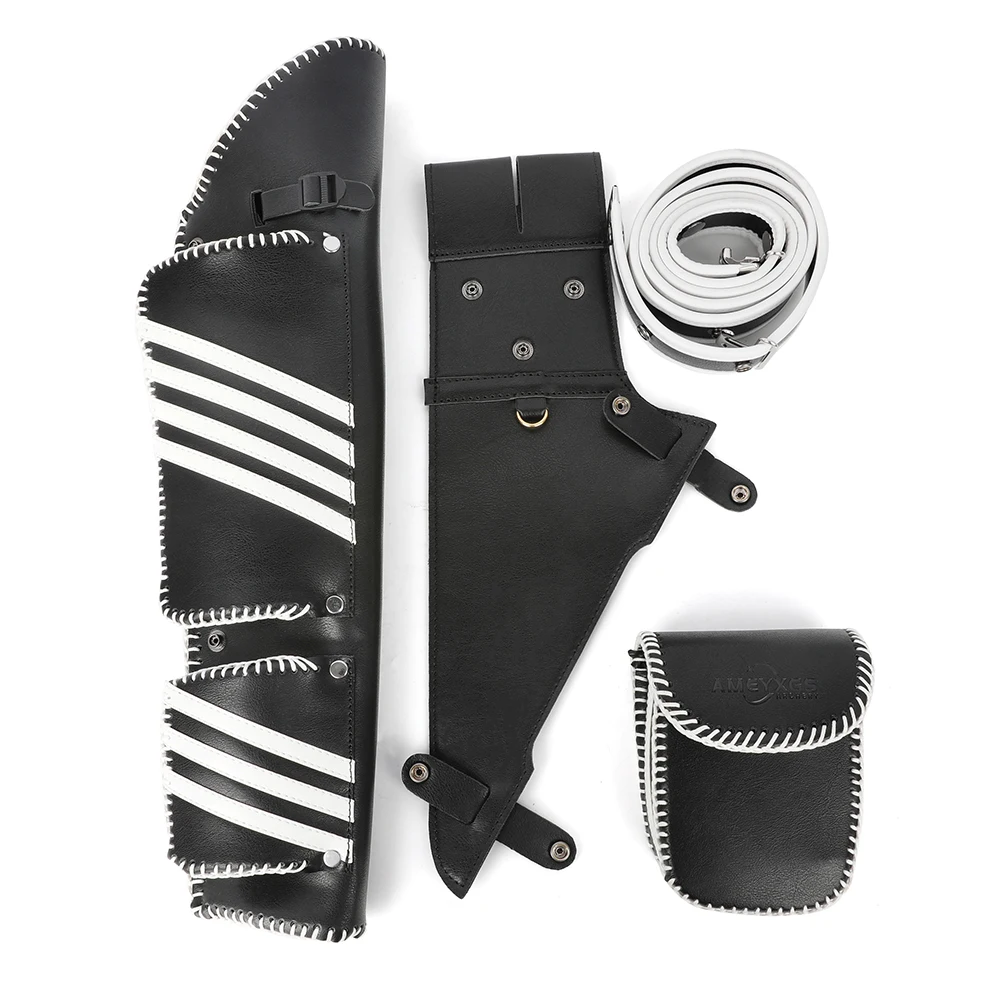 Flecha aljaba tiro con arco mano derecha cadera flecha bolsa arco compuesto arco recurvo tiro objetivo práctica caza flecha titular - imagen 4