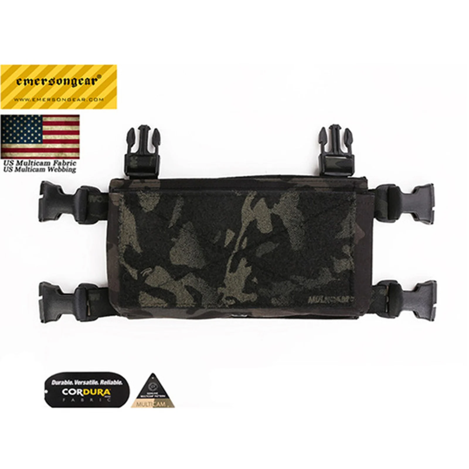 Emersongear-Chaleco de caza estilo SS, bolsa de aparejo para el pecho, funda táctica, chasis de Micro lucha MK4 EM9572 - imagen 3