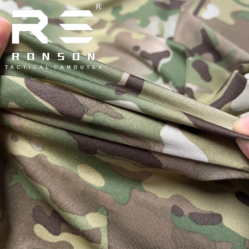 Tela antiinfrarrojo IR, tejido de algodón elástico, ruinas verdes, camuflaje MC para bricolaje, adiestramiento al aire libre, traje táctico de rana - imagen 2