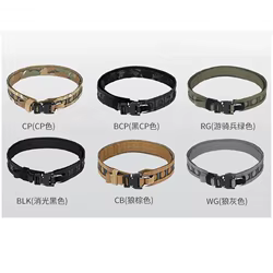 Cinturón táctico Bison ligero de 5,3 CM, cinturón de caza de liberación rápida para hombre, cinturón táctico Molle con hebilla de Metal, cinturón de doble capa