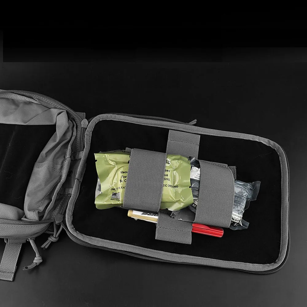 Bolsa táctica con banda interior fija adaptada para mochila táctica, bolsa secundaria - imagen 5