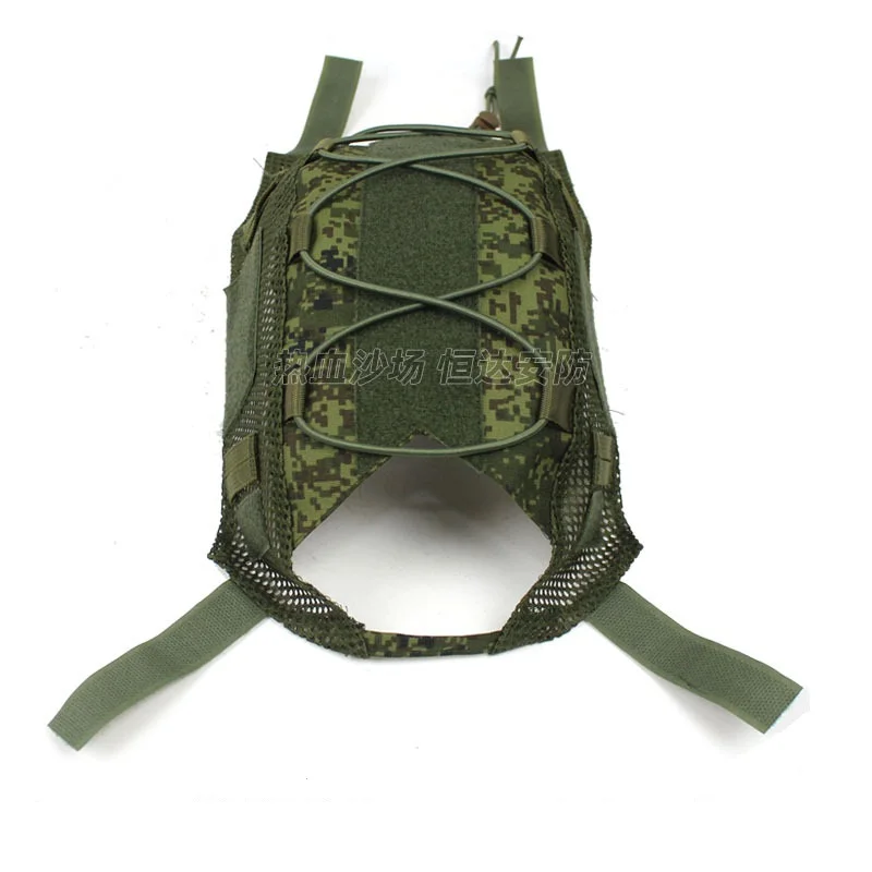 Funda de casco táctico para deportes al aire libre, ruso, EMR, tela impermeable, cuerda elástica, FAST, talla grande XL, nuevo - imagen 5