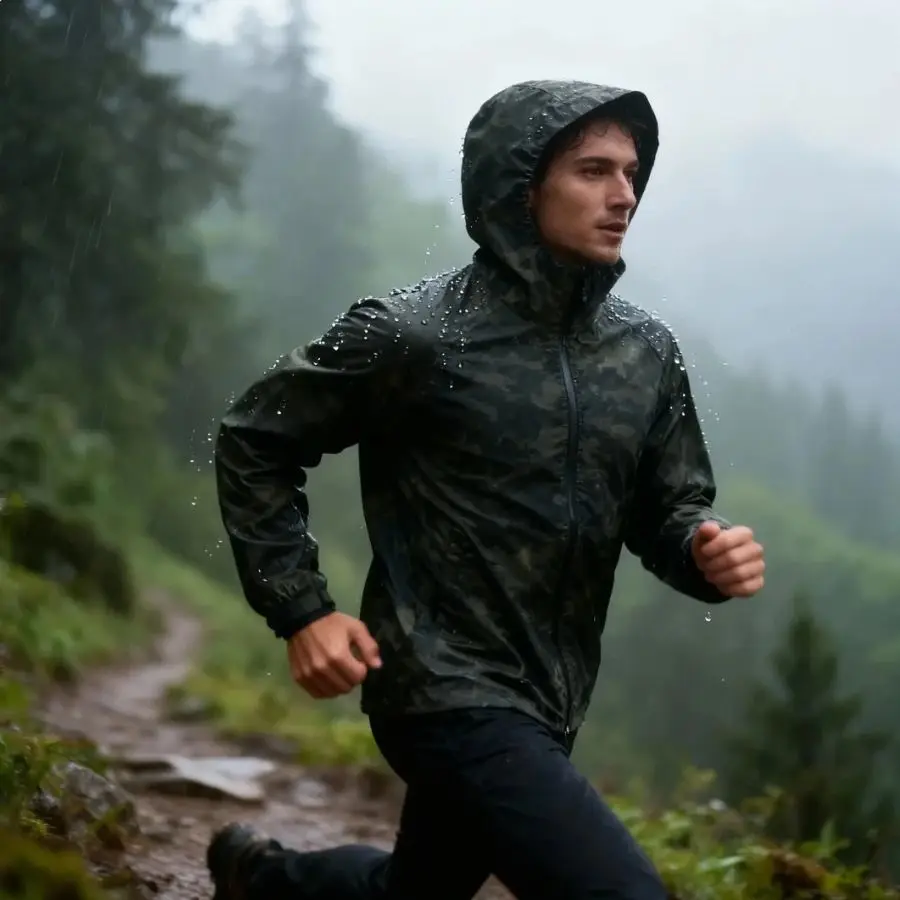 Chaqueta táctica impermeable cortavientos para montaña - imagen 4