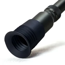 Protector ocular de goma para mira telescópica táctica y caza