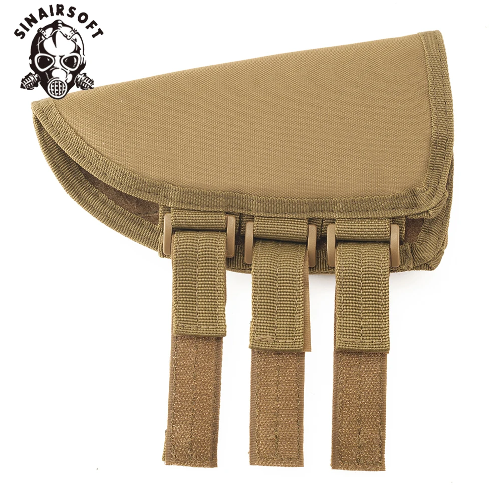 Bolsa táctica para munición con almohadilla para mejillas para Rifle, bolsa ajustable para paquete de culata con bolsillo magnético y soporte para carcasa, tiro de caza SINAIRSOFT - imagen 3