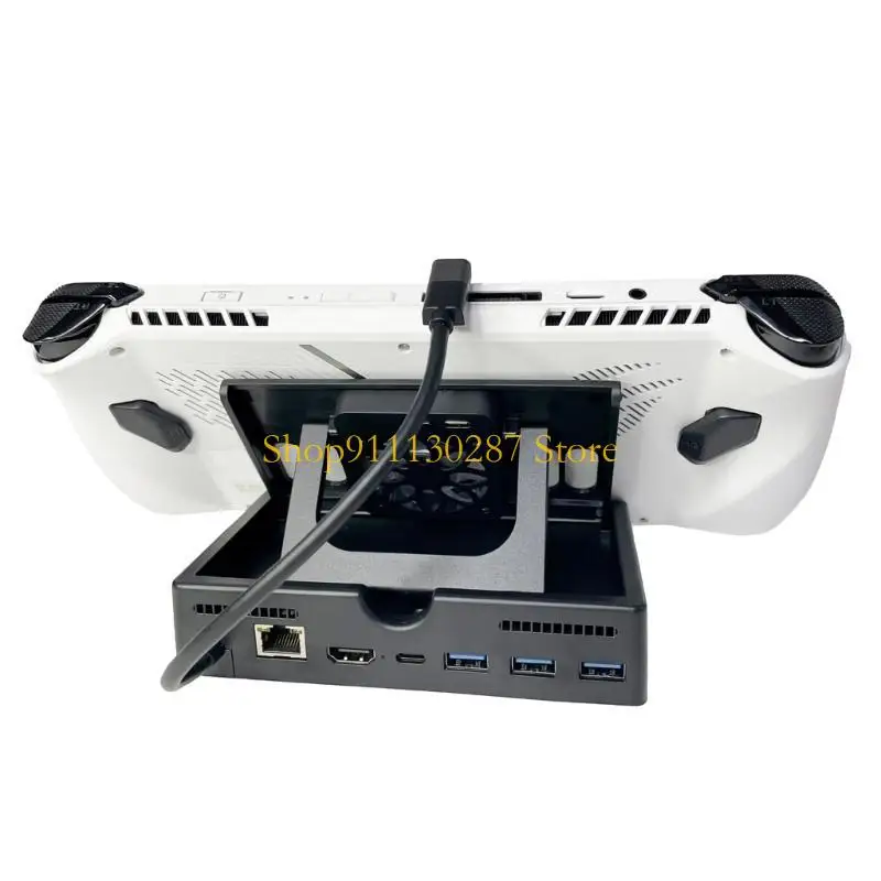 J1HC Gaming Dock Stand Stand multifuncional Estación acoplamiento del concentrador enfriamiento con altura ajustable PD60W - imagen 3