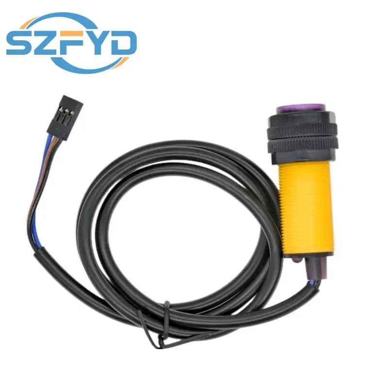 Robot inteligente para coche E18-D80NK, Sensor fotoeléctrico infrarrojo para evitar obstáculos, interruptor de proximidad, rango de detección ajustable de 3-80cm - imagen 2