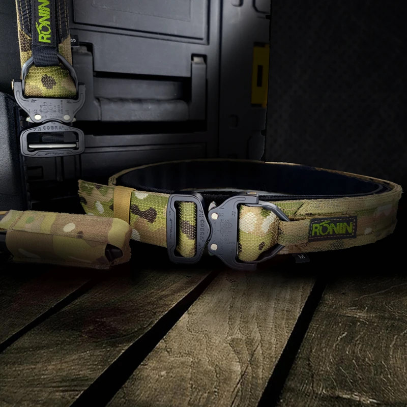 Cinturón táctico RD estilo Ronin, cinturón con hebilla Cobra, cinturón táctico de fuerzas especiales T05 - imagen 2