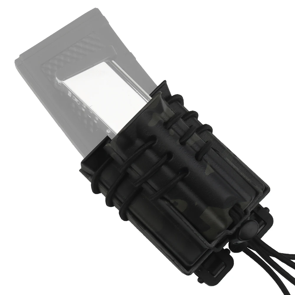 Bolsa de cargador de caza M4 + 9mm, Rifle de pila simple/doble y bolsa de revista de pistola M4, bolsa táctica Molle Mag - imagen 3