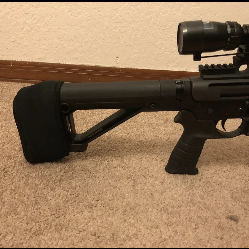 Nuevo estilo táctico AK47 AK74 almohadilla de retroceso sin cordones relleno de Gel Rifle escopeta Slip-on almohadilla de retroceso almohadillas de trasero accesorios de caza - imagen 3