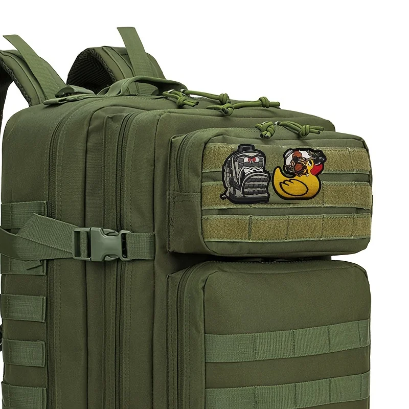 Lindo parche de pato táctico Velcros divertido militar gancho y bucle pegatina de sujeción insignia bordada para DIY Molle mochila equipo - imagen 5