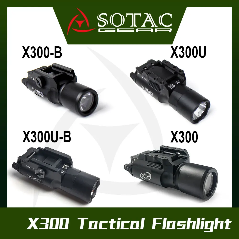 SOTAC X300 Ultra Linterna táctica Picatinny constante/momentánea - imagen 4
