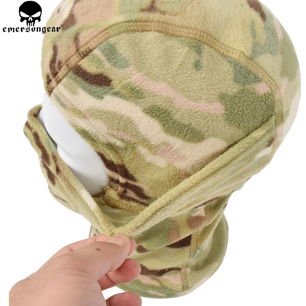 EMERSONGEAR capucha más cálida de lana, máscara táctica de caza, máscara de media cara para Airsoft, combate, casco multicamuflaje, capucha EM6631 - imagen 4