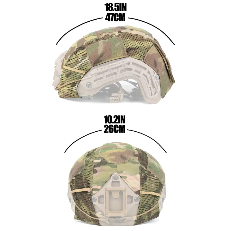 DMGear CAIMAN Protector de cubierta de casco táctico Airsoft cubierta de casco accesorios de equipo juego de guerra Airsoft deportes al aire libre - imagen 3