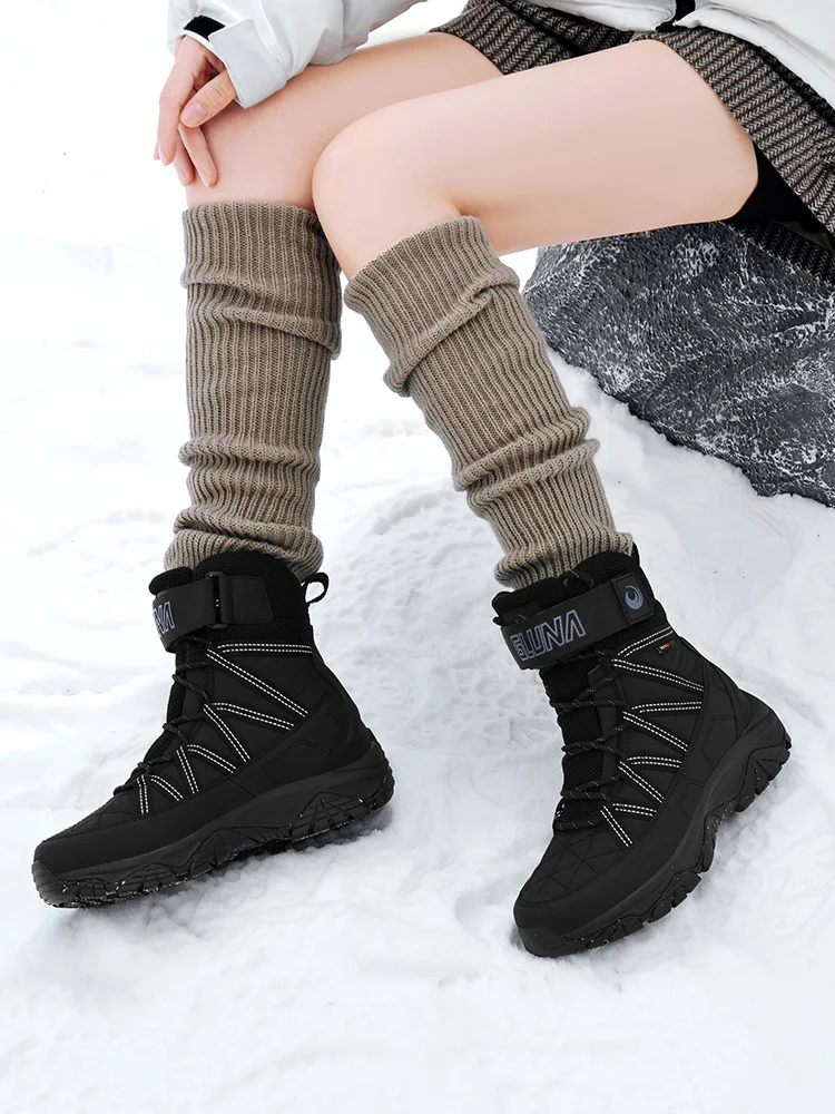 XIANG GUAN botas de nieve para hombre, zapatos de senderismo para mujer, botas tácticas de escalada impermeables, deportes al aire libre, caza, senderismo, zapatillas informales - imagen 5
