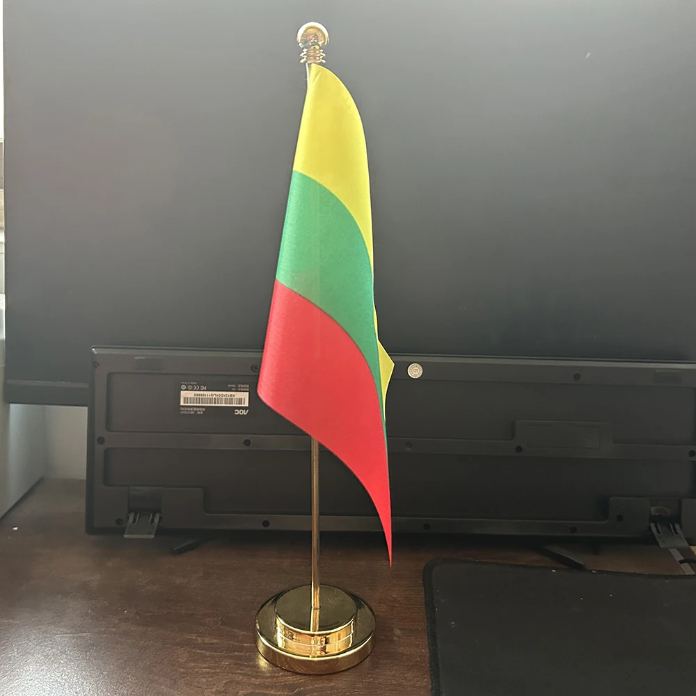 Bandera escritorio Lituania – Nacional para mesa o despacho