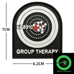 Parche táctico PVC 3D luminoso con gancho – Compatible MOLLE