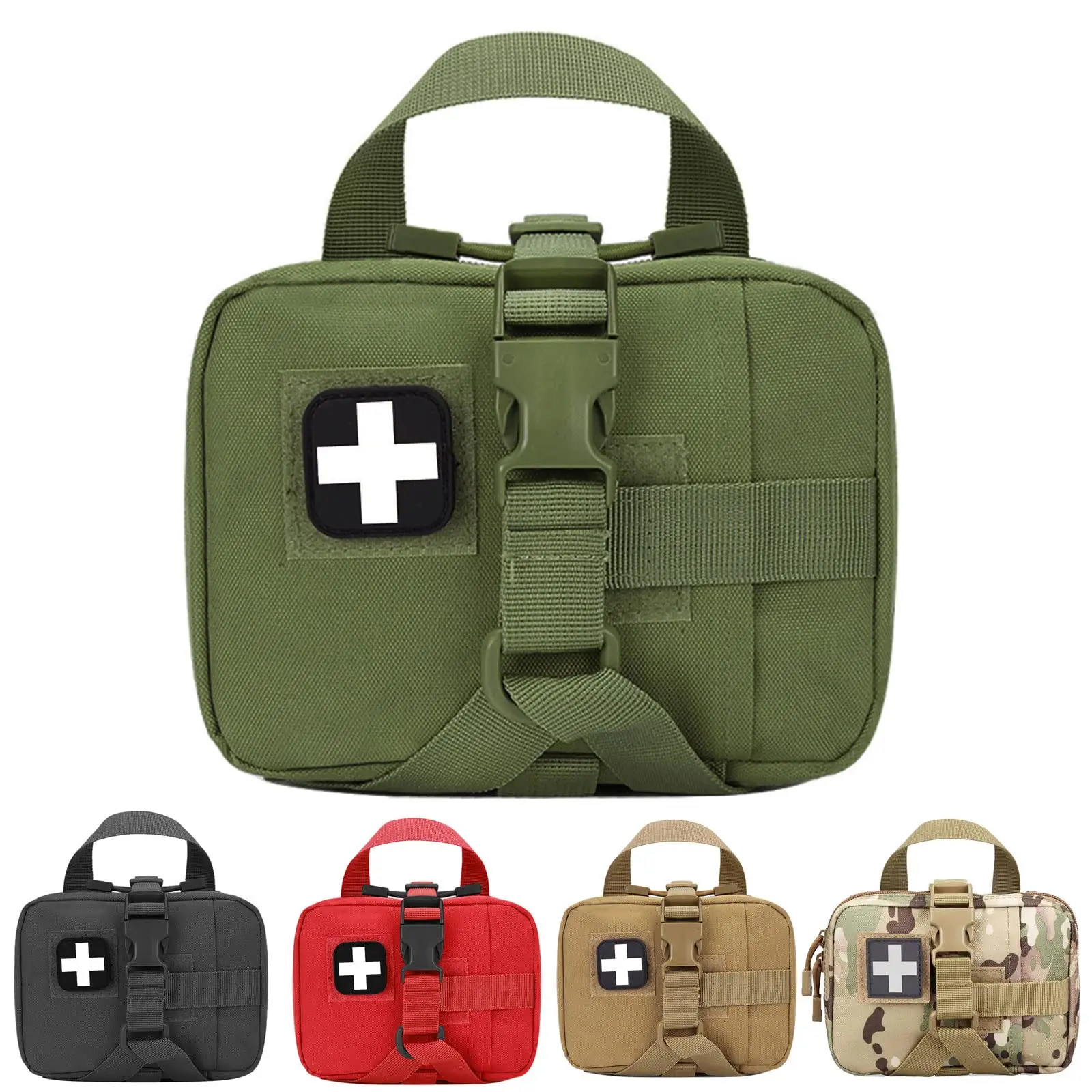 Bolsa táctica MOLLE IFAK Rip-Away botiquín EMT médica utilitaria - imagen 2