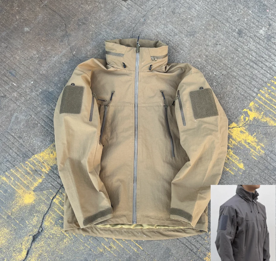 Chaqueta plumón hardshell con capucha – Exterior para montaña acampada - imagen 2