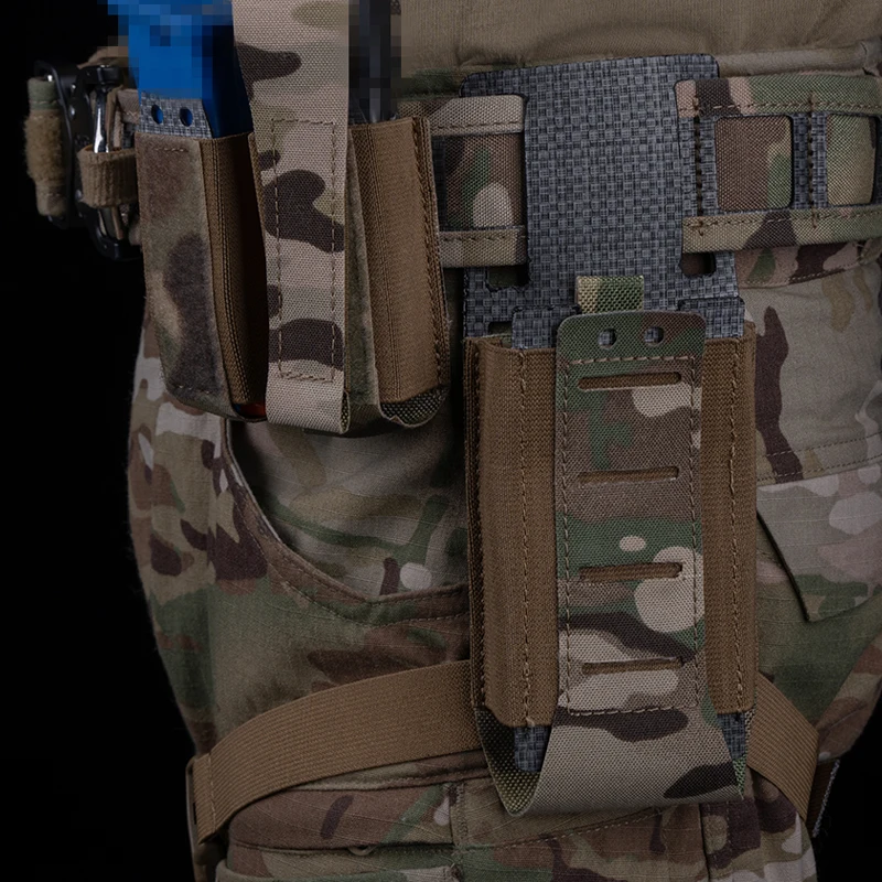 Adaptador de bolsa táctica Modular ligera WG Single Mag para cinturón de entrenamiento de tiro, funda de sistema MOLLE con plataforma de pierna caída - imagen 4