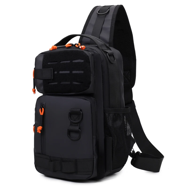 Bolsa de pecho para acampar, mochila táctica para hombre, deporte, hombro, senderismo al aire libre, escalada, ciclismo, pesca, viaje, riñonera MOLLE - imagen 3