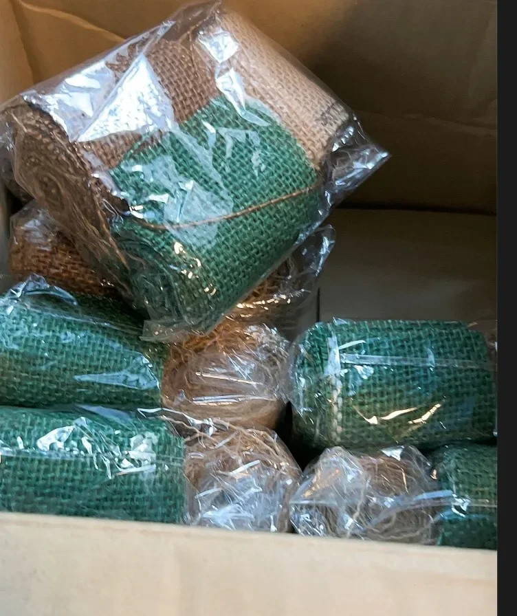 Tiras de lino camuflaje para camuflaje de campo en cascos de paracaidista. - imagen 3