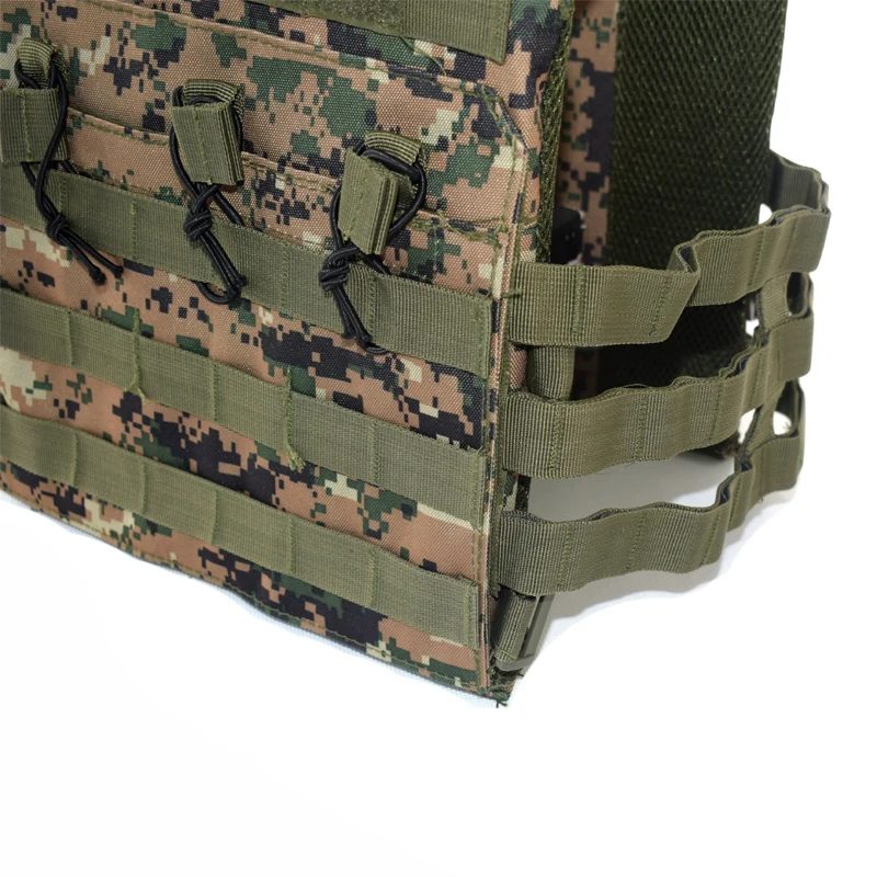 Equipo militar chaleco táctico Airsoft caza chaleco MOLLE protector juego de guerra Paintball armadura corporal con bolsa Triple para revistas - imagen 5