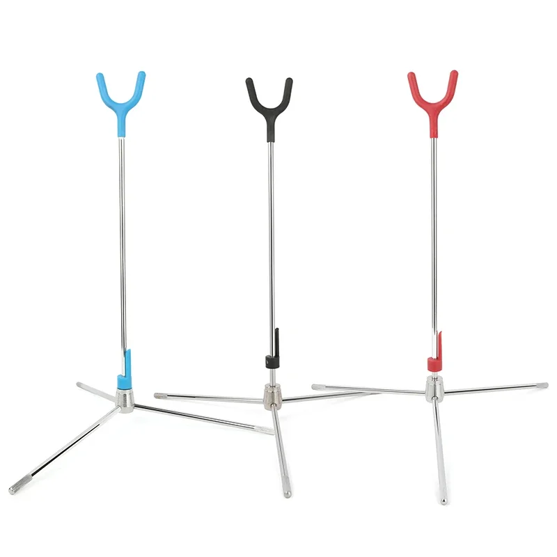 Soporte de arco recurvo ajustable, desmontable, portátil, para tiro con arco, entrenamiento, caza, 1 ud. - imagen 4
