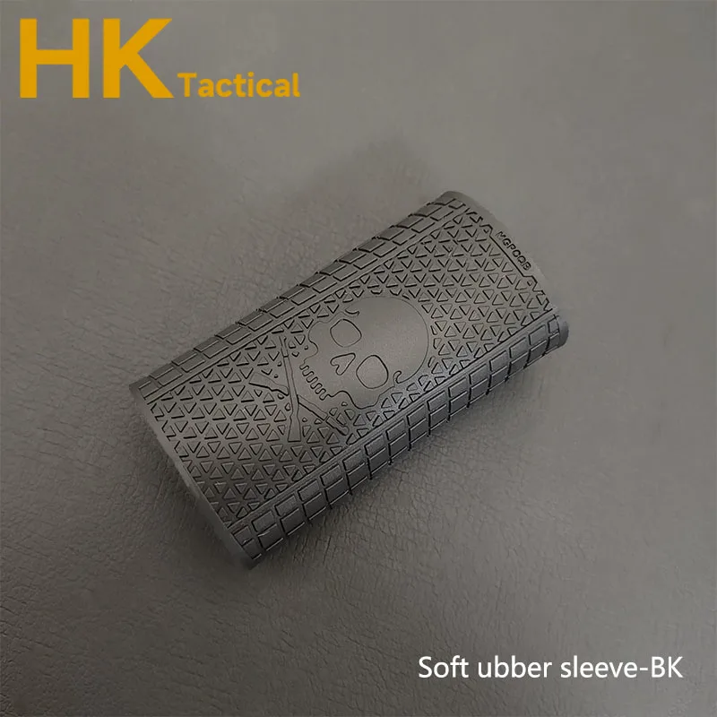 Funda de goma táctica para pistola de caza, accesorio antideslizante con mango Universal, compatible con Airsoft Glock, G17, 18, 19 AK - imagen 4
