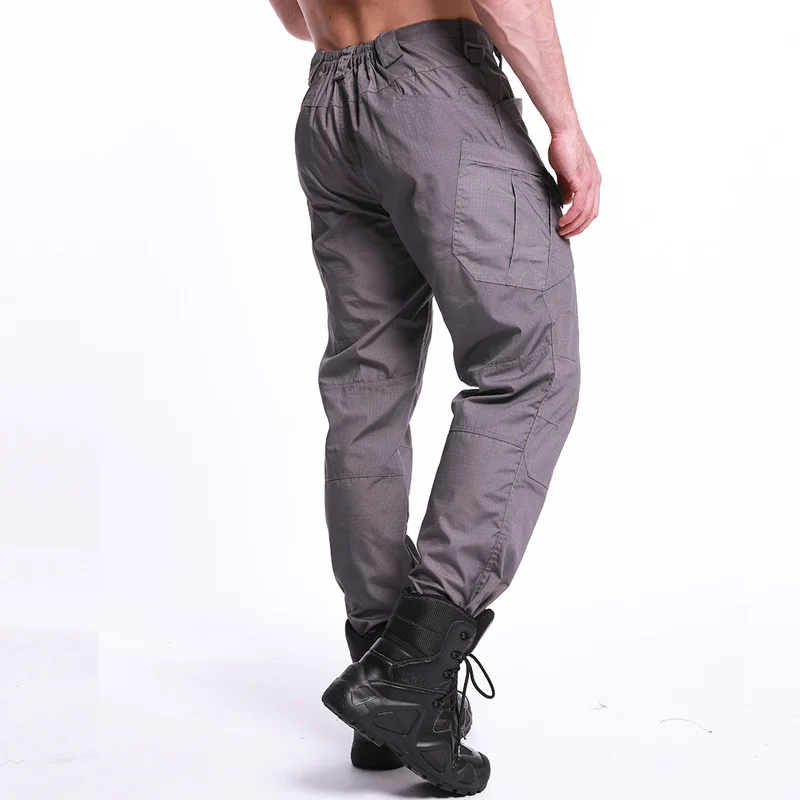 Nuevos pantalones tácticos para hombre, pantalones Cargo impermeables resistentes a la abrasión con múltiples bolsillos, pantalones de entrenamiento para senderismo y escalada al aire libre - imagen 2