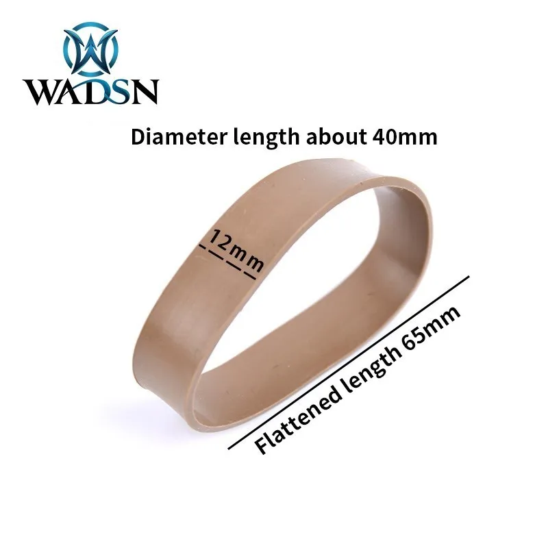 WADSN-Anillo de goma elástica de alta resistencia para caza, banda de rifle táctica para DBAL A2 PEQ15 NGAL, linterna, mira láser - imagen 3