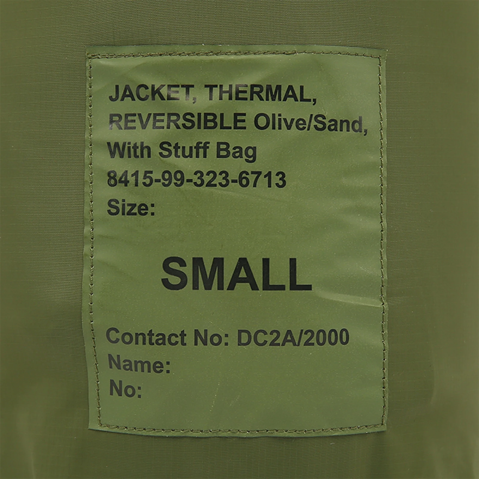 Chaqueta táctica térmica reversible militar británica ligera - imagen 5