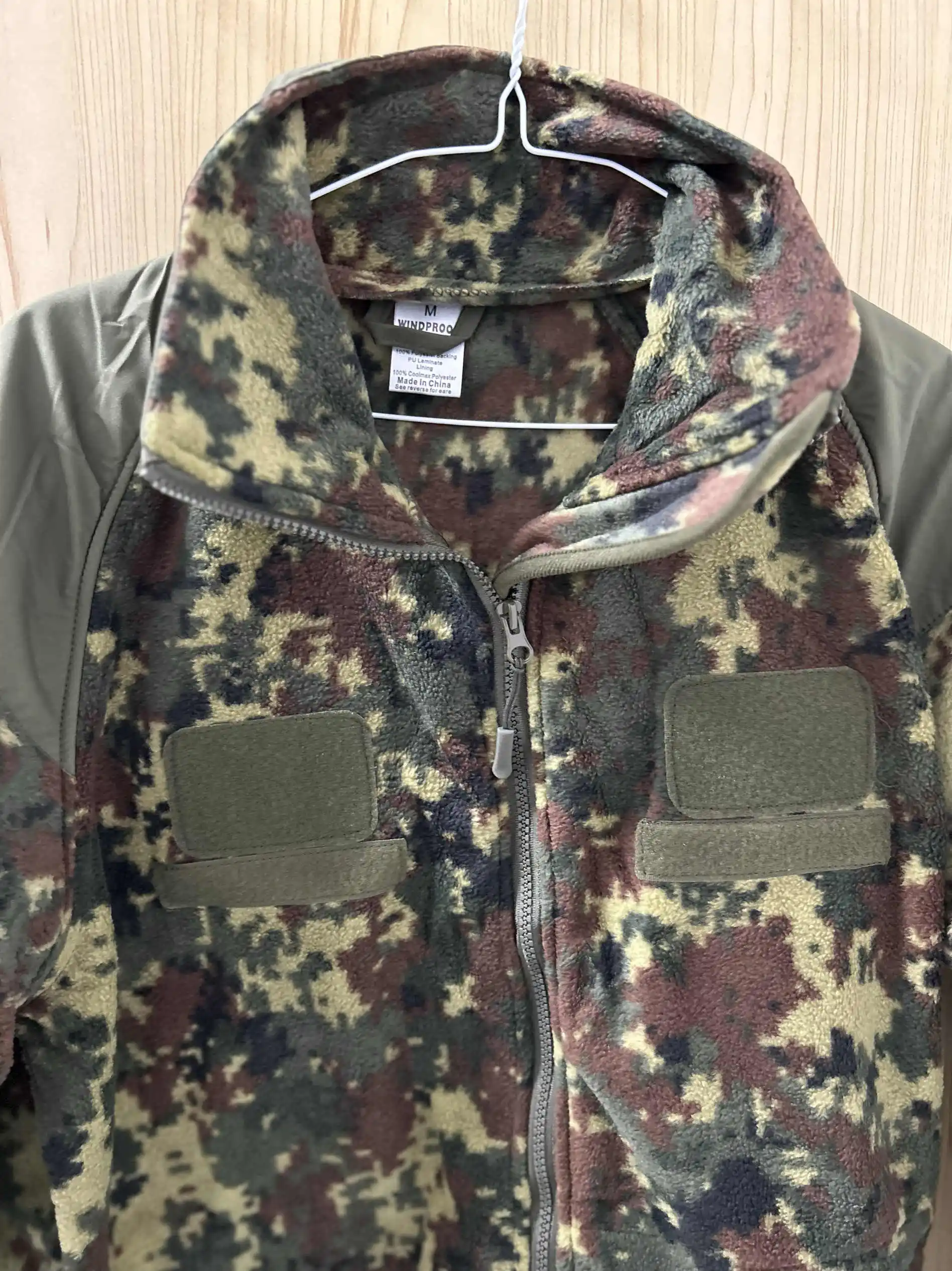 Chaqueta polar táctica al aire libre de tercera generación de camuflaje Flecktarn - imagen 3