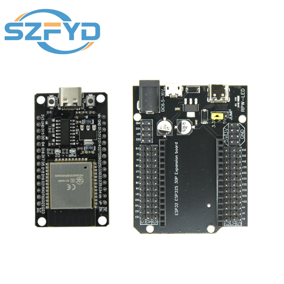 Placa de desarrollo ESP32 CH340C WiFi + Bluetooth Placa de expansión de ESP-32 de doble núcleo de potencia ultrabaja ESP32-DevKitC-32 - imagen 2