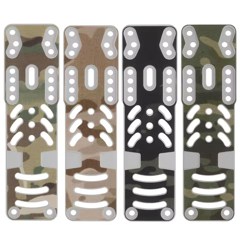 Adaptador de funda de pistola Modular, envoltura 2,0, plataforma de transporte de pierna, pegatina mágica, hebilla de nailon de camuflaje, parche envolvente de camuflaje Airsoft - imagen 2