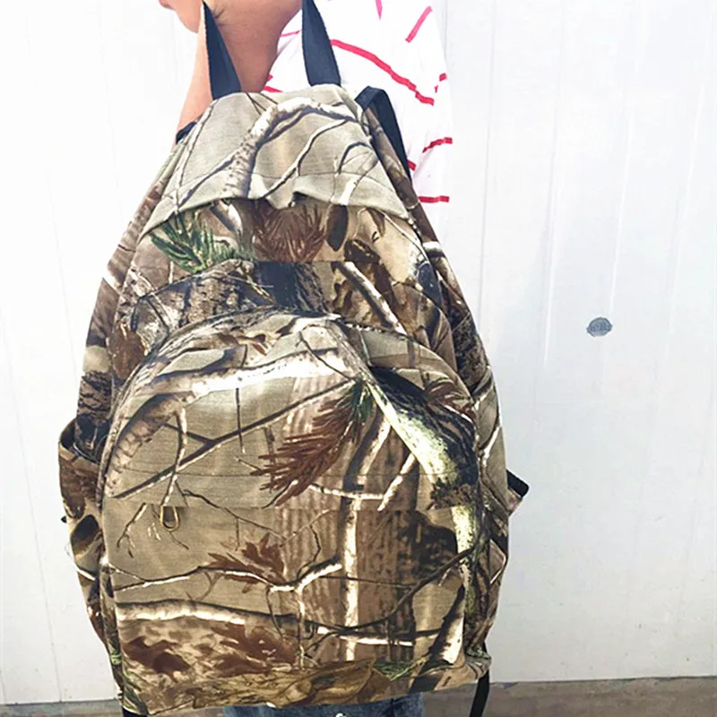 Bionic Jungle Camo Backpack Outdoor Sports Travel Backpack Fashion Trend Leisure Personality Big Tree Camo Hunting Backpack - imagen 2