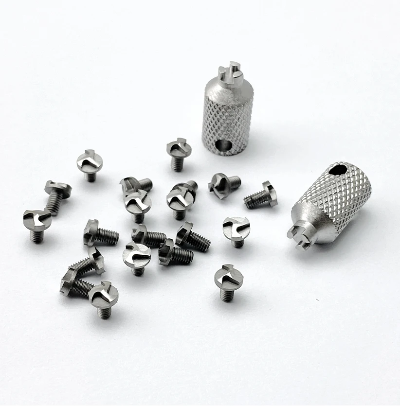 Tornillos de cabeza de molino de viento M2.5 personalizados para bricolaje, accesorios de modificación de cuchillo plegable, mango de cuchillo de acero inoxidable, Screws-6pieces - imagen 2