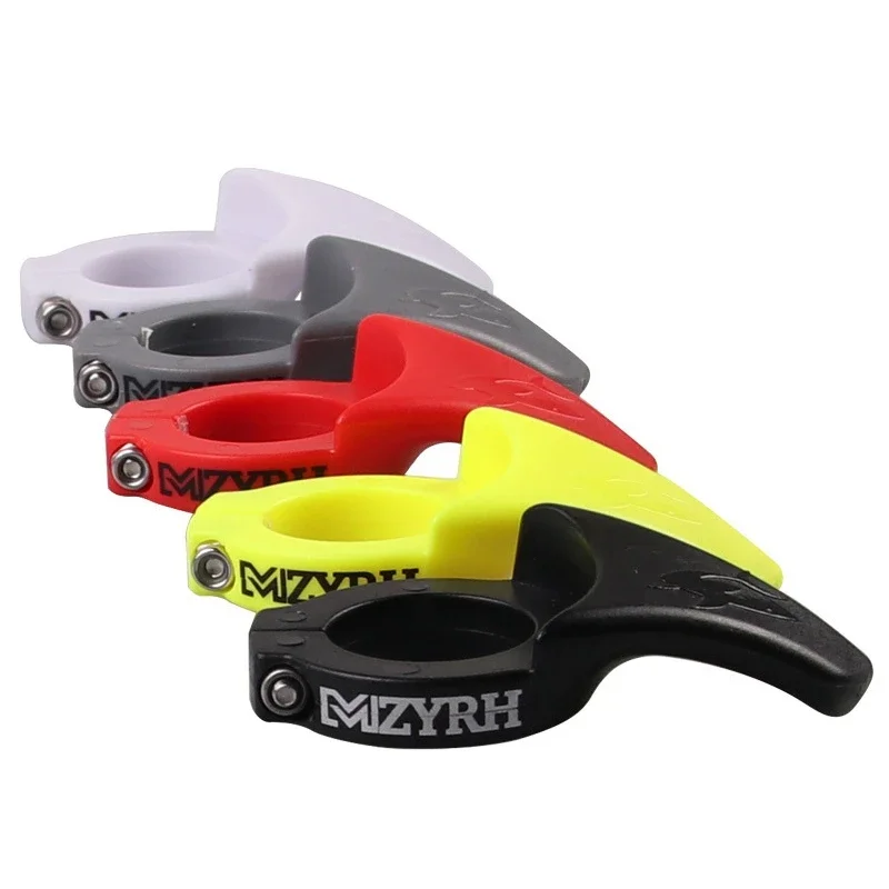 Manillar de plástico antideslizante para bicicleta, manillar de descanso secundario ligero con Kit de anillo de bloqueo, 1 par - imagen 5