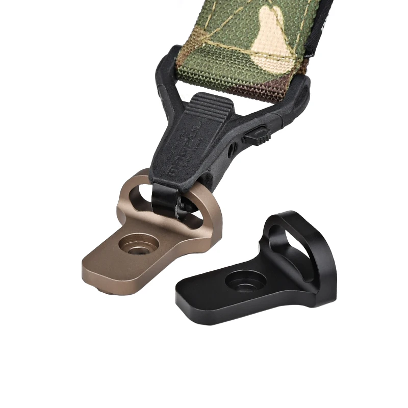 WADSN-hebilla de correa de hombro Airsoft, sistema Mlok Keymod, accesorio táctico de caza, eslingas QD, adaptador de montaje de anillo giratorio AR15 AK47 - imagen 3