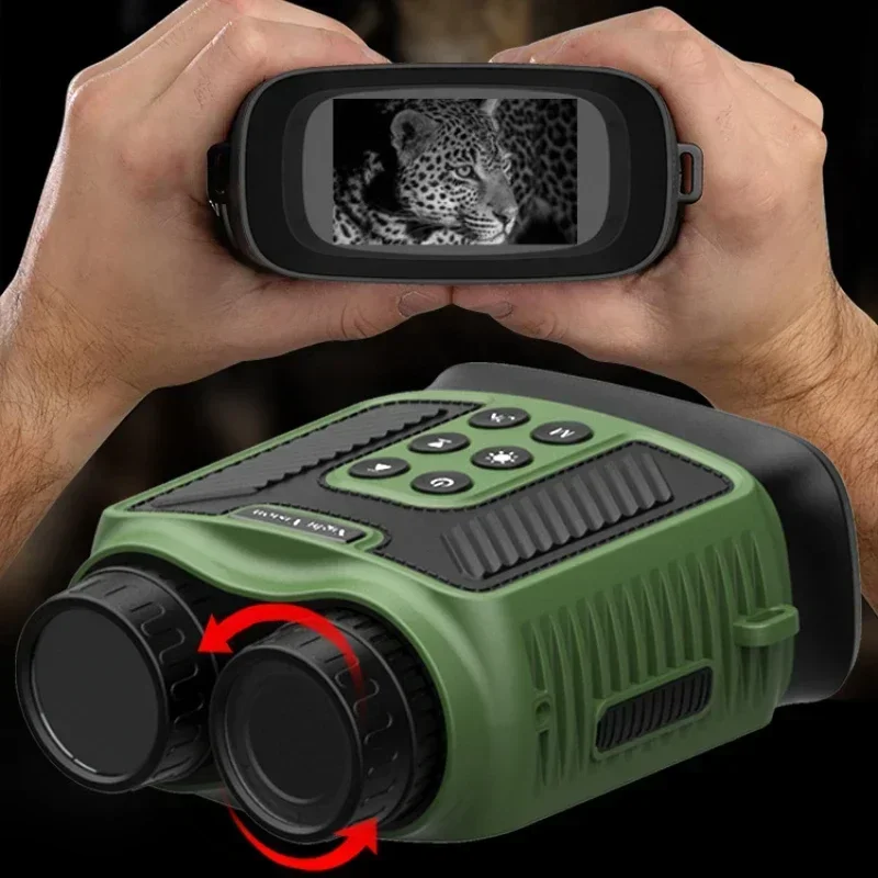 Dispositivo de visión nocturna Binocular DT59, pantalla de 3 pulgadas, Vidoe 2,5 K, 40MP, 8X, Zoom Digital para día y noche, infrarrojos, 850nm, 250-300m - imagen 5