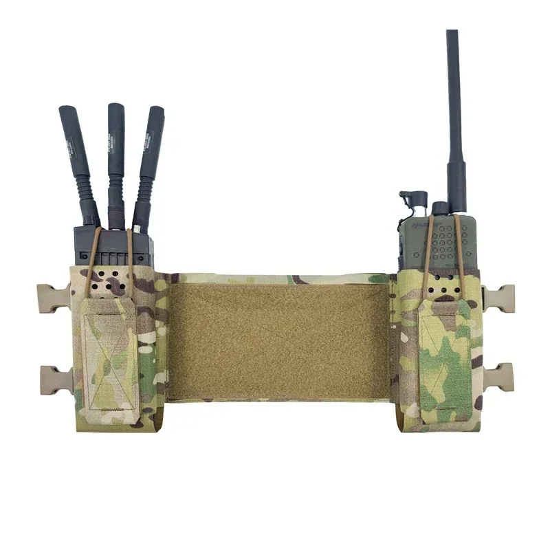 Bolsa de Radio Airsoft táctica MK4 D3CRM, aparejo de pecho, portador de placa, soporte de Radio, chaleco de caza, bolsa lateral para revista, equipo expansor