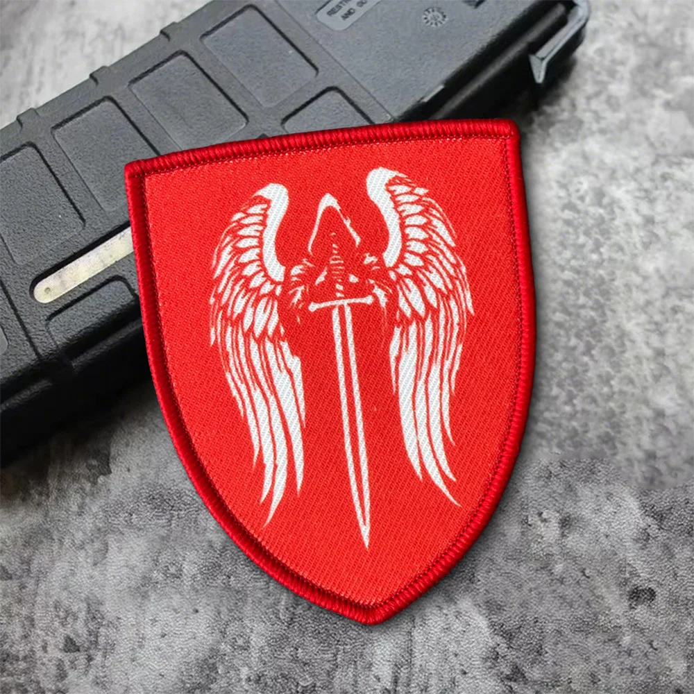 Parche táctico de moral de Ángel de castigo, parche de gancho y bucle, insignia militar de Chevron, brazalete, pegatinas para mochila, accesorios de decoración - imagen 3