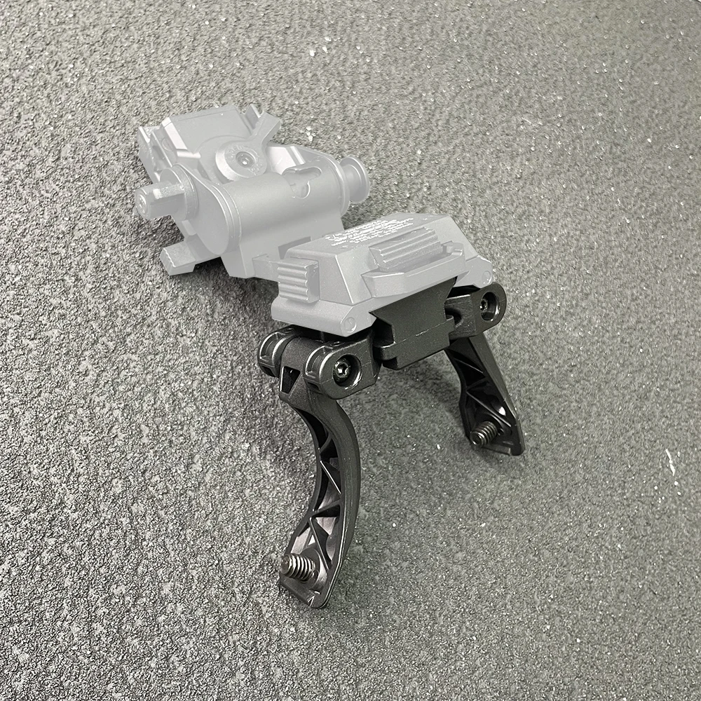 Soporte de brazo J de nailon ultraligero, soporte de puente NVG para gafas de visión nocturna duales AN/PVS-14, cola de milano táctica para caza Airsoft - imagen 5