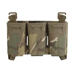 Triple Mag Bolsa táctica multicalibre MOLLE para portacargadores 5,56 y 9mm
