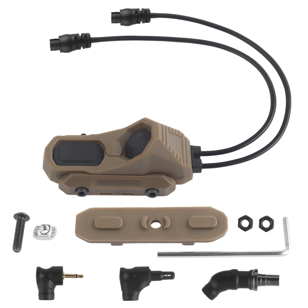 AXON Pro interruptor de doble cable linterna táctica arma interruptor de luz Molle accesorios tácticos - imagen 2