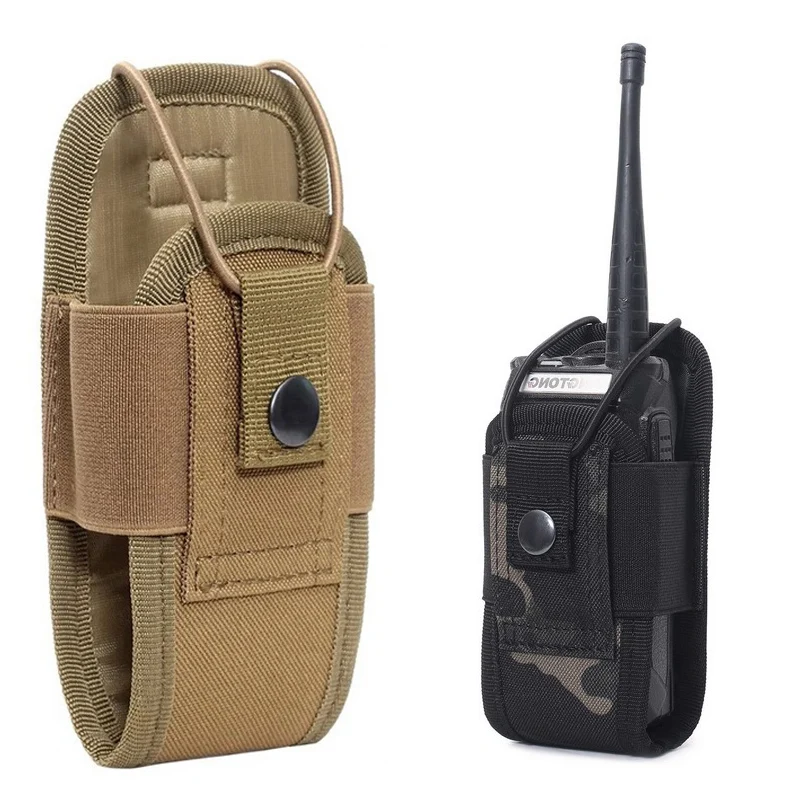 Nueva bolsa táctica para Radio 1000D, soporte para Walkie Talkie de caza, bolsa colgante para interfono, bolsa de nailon Molle para revistas, bolsillo