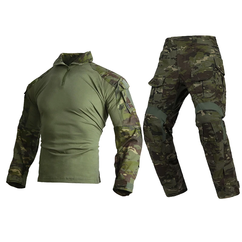 Emersongear-Conjuntos de uniformes de combate tácticos G3, camisa, pantalones, Tops, pantalones Cargo, trajes de camuflaje para hombre, deportes de senderismo, MCTP, 2017