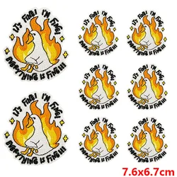 Parche termoadhesivo pato cartoon fusible para ropa
