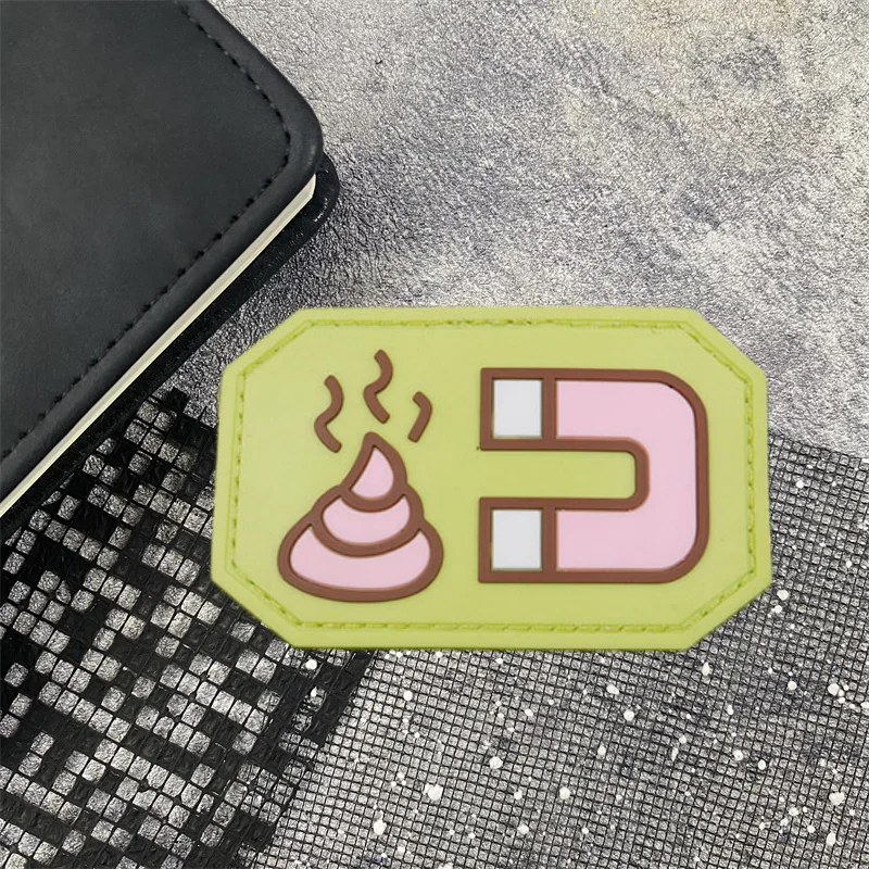 Shitss Mission-insignia táctica divertida, parches magnéticos de PVC, emblema de moral militar, brazalete, gancho y bucle, mochila, sombrero, pegatinas - imagen 4